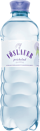 Natuurlijk bruisend mineraalwater, 0,5 l voor eenmalig gebruik