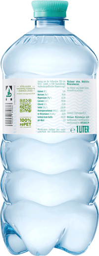 VÖSLAUER Natürliches Mineralwasser still, 1 l EINWEG