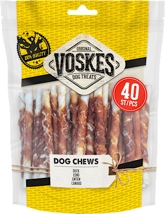 Kausnack Hund, Sticks mit Ente, 1 St Voskes