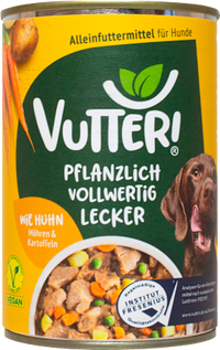 Nat hondenvoer, veganistisch zoals kip, 400 g