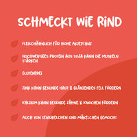 Nat hondenvoer, veganistisch zoals rundvlees, 400 g