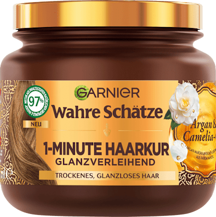 1-Minuut Argan &amp; Camelia Olie Haarbehandeling, 340 ml