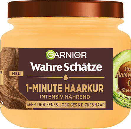 1-Minute Avocado-olie &amp; Sheaboter Haarbehandeling, 340 ml