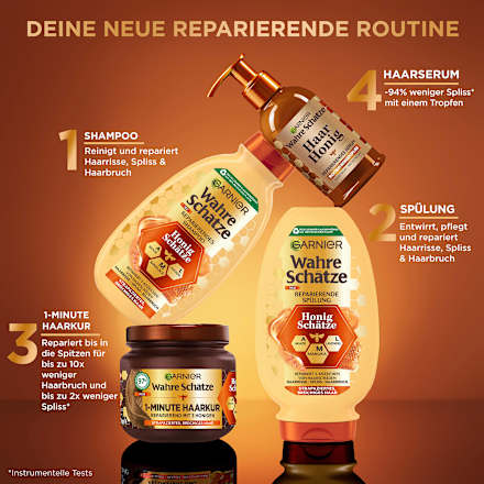 Haarverzorging 1-Minuut Honey Treasures, 340 ml