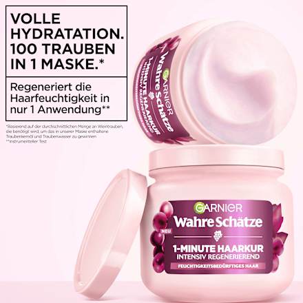 Haarkur 1-Minute Traube, 340 ml