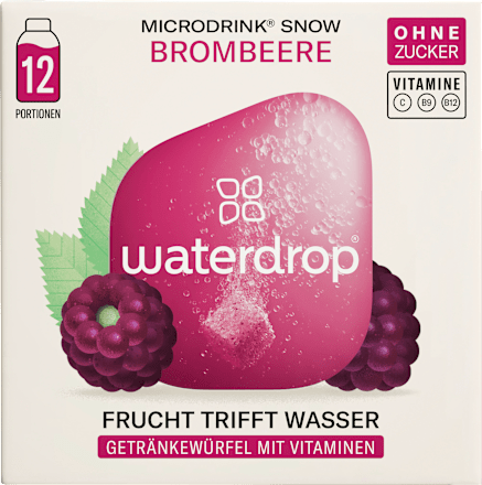Microdrink Blackberry Drink Cubes (12 stuks), 25,2 g