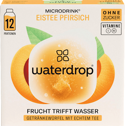 Drankblokjes Microdrink Iced Tea Peach (12 stuks), 25,2 g