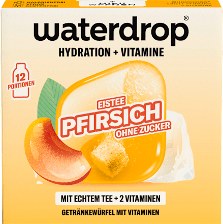 Getränkewürfel Microdrink Eistee Pfirsich (12 Stück), 25,2 g