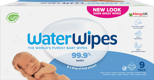 Vochtige doekjes (9x60 stuks), 540 stuks