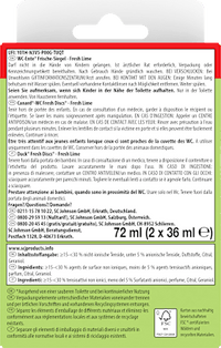 Toiletreiniger Freshness Seal Lemon Navulverpakking 2 stuks, 72 ml