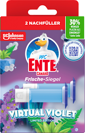 WC-Reiniger Frische-Siegel Virtual Violet Nachfüllpack 2 St, 72 ml WC-Ente