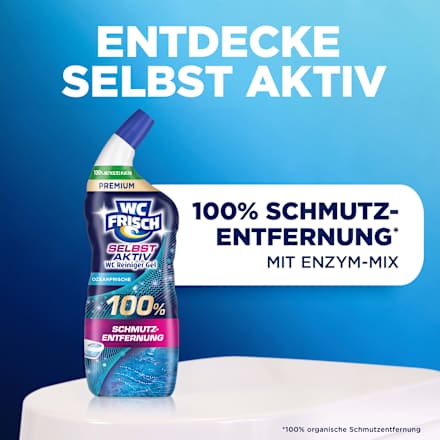 WC-Reiniger Gel Selbst Aktiv Ozeanfrische, 750 ml
