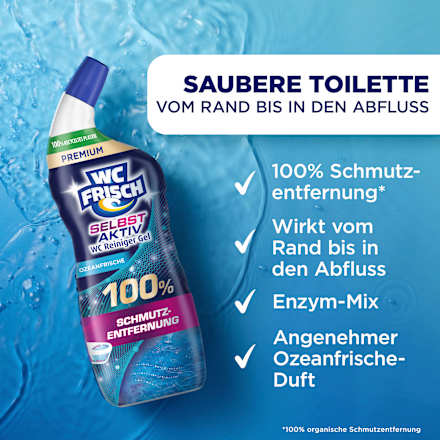 WC-Reiniger Gel Selbst Aktiv Ozeanfrische, 750 ml