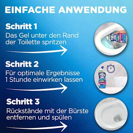 WC-Reiniger Gel Selbst Aktiv Ozeanfrische, 750 ml
