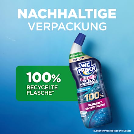 WC-Reiniger Gel Selbst Aktiv Ozeanfrische, 750 ml