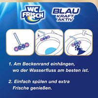 WC-Stein Blau Kraft Aktiv Blütenfrische, 1 St WC-Frisch