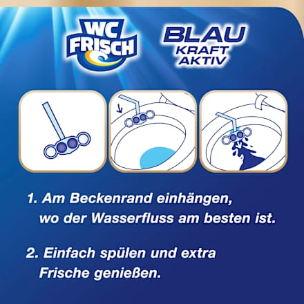 WC Stone Blue Power Actief Chloor, 2 stuks