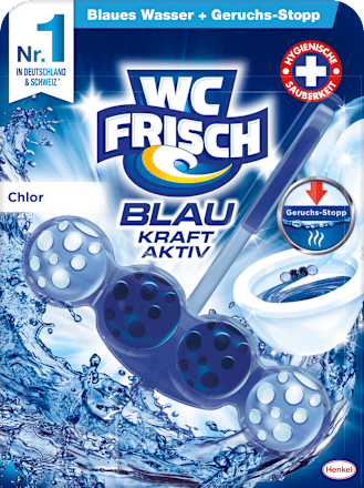 WC Stone Blue Power Actief Chloor, 1 st.