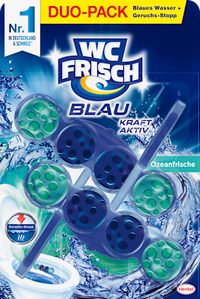 WC Stone Blue Power Active Ocean Fresh, 2 stuks