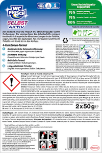 WC-Stein Blau Selbst Aktiv Ozeanfrische, 2 St