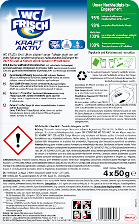 WC-Stein Kraft Aktiv Blütenfrische, 4 St