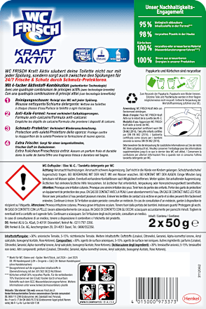 WC-Stein Kraft Aktiv Blütenfrische, 2 St