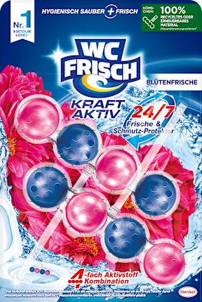 WC-Stein Kraft Aktiv Blütenfrische, 2 St