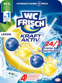 WC-Stein Kraft Aktiv Lemon, 1 St WC-Frisch