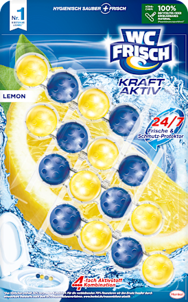 WC-Stein Kraft Aktiv Lemon, 4 St