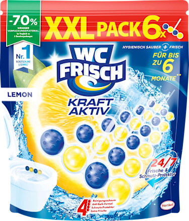 WC-Stein Kraft Aktiv Lemon, 6 St