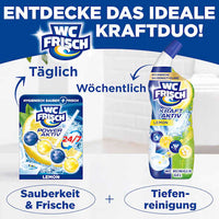 WC-Stein Kraft Aktiv Lemon, 1 St WC-Frisch