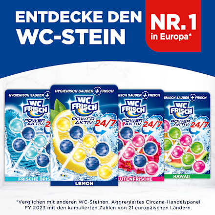 Toiletsteen Kraft Aktiv Citroen, 2 st