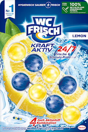 WC-Stein Kraft Aktiv Lemon, 2 St