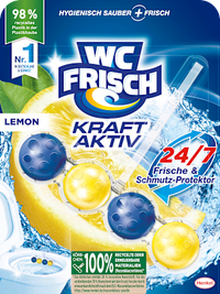 WC-Stein Kraft Aktiv Lemon, 1 St WC-Frisch