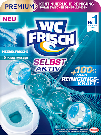 WC-Stein Türkis Selbst Aktiv Meeresfrische, 1 St