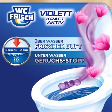 Toiletblok Violet Magnolia, 1 stuk