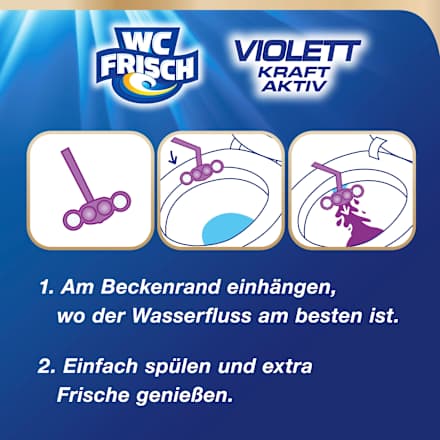WC-Stein Violett Magnolie, 1 St