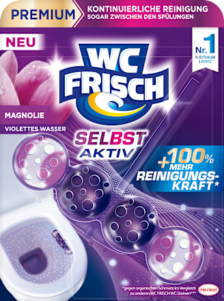 WC-Stein Violett Selbst Aktiv Magnolie, 1 St