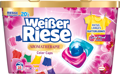 Colorwaschmittel Caps Trio Aromatherapie Good Mood Orchidee, 16 Wl