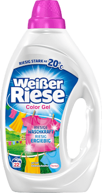 Colorwaschmittel Gel, 22 Wl Weißer Riese