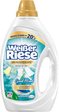 Vollwaschmittel Gel Aromath. Lotus & Manddelöl, 22 Wl Weißer Riese