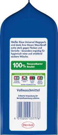 Vollwaschmittel Megaperls stark gegen Flecken, 17 Wl