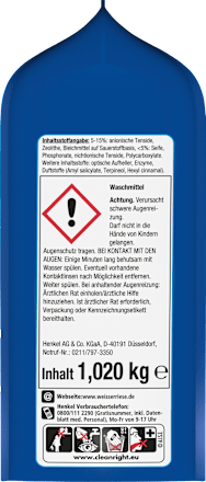 Vollwaschmittel Megaperls stark gegen Flecken, 17 Wl