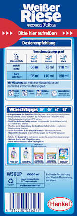 Vollwaschmittel Pulver, 50 Wl
