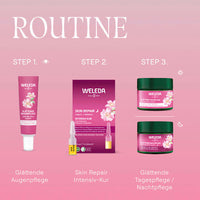 Augencreme glättend Wildrose, 12 ml
