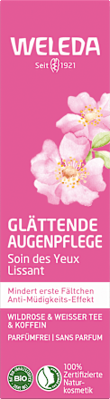 Augencreme glättend Wildrose, 12 ml