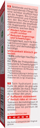 Verstevigende oogcrème met granaatappel- en maca-peptiden, 12 ml