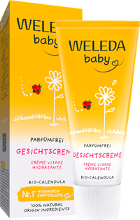 Baby Gesichtscreme Calendula, parfümfrei, 50 ml