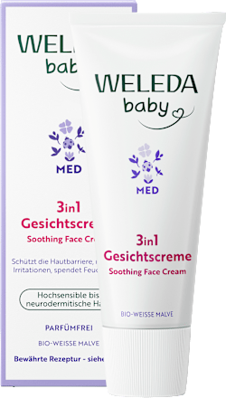 Baby Gesichtscreme Med 3in1 Weisse Malve, 50 ml