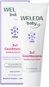 Baby Gesichtscreme Med 3in1 Weisse Malve, 50 ml